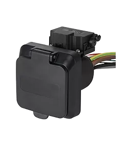 AC EV Square Charging Socket TYPE2