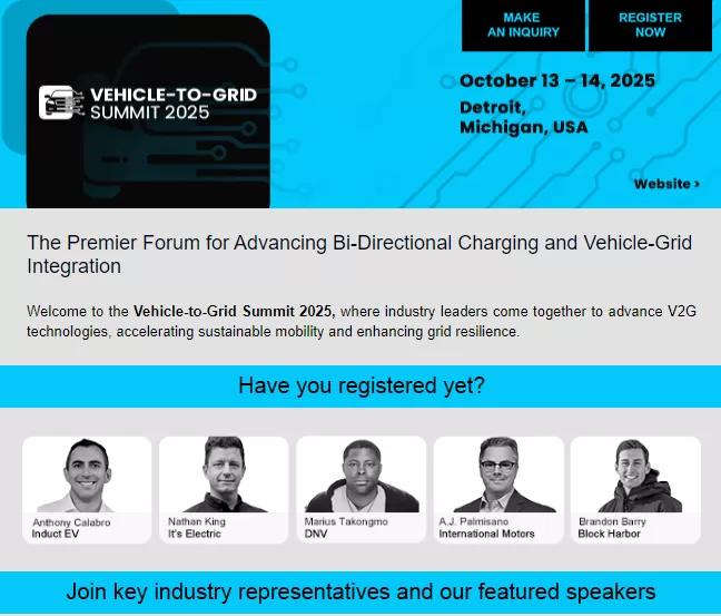 vehicle-to-grid-summit-2025-to-kick-off-in-detroit-usa-in-october-gathering-global-leaders-to-explore-the-future-of-bi-directional-charging-and-vehicle-grid-integration1.jpg vehicle-to-grid-summit-2025-to-kick-off-in-detroit-usa-in-october-gathering-global-leaders-to-explore-the-future-of-bi-directional-charging-and-vehicle-grid-integration1.jpg